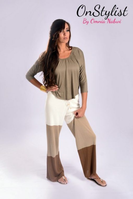 Olive Crochet Back Top - Image 2