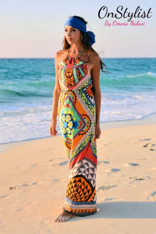 Restocked-Backless Boho Maxi Dress