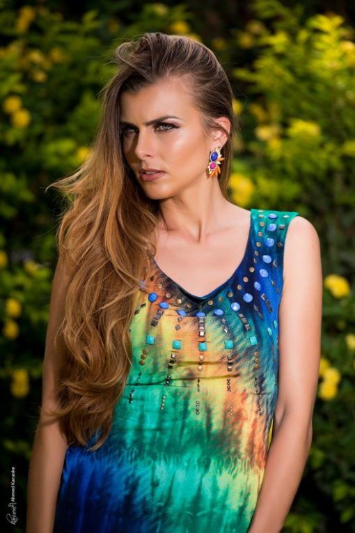 Omber Mini Studded Dress - Image 2