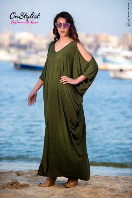 Off Shoulder Maxi Dress - Image 2