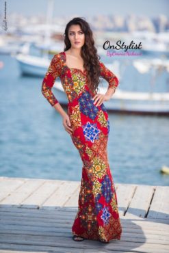Sleeve Mermaid Maxi Dress
