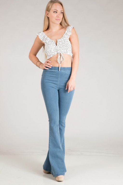Flared Jeans Light Blue - Image 2