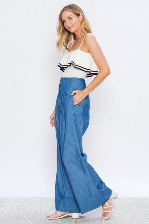 Wide Leg High Waist Denim - Image 2
