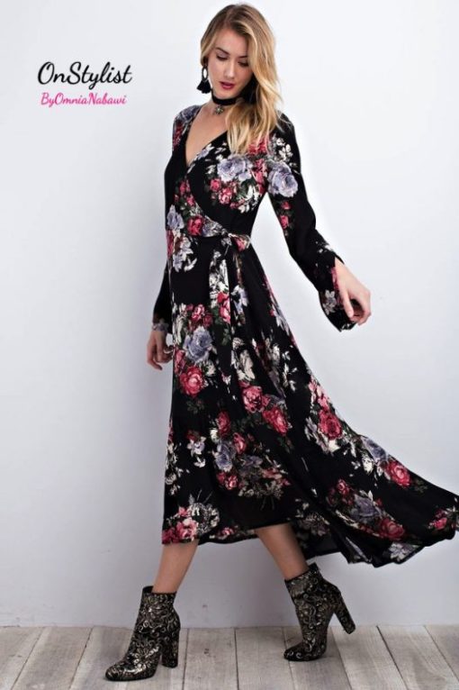Gorgeous Floral Maxi Dress - Image 4