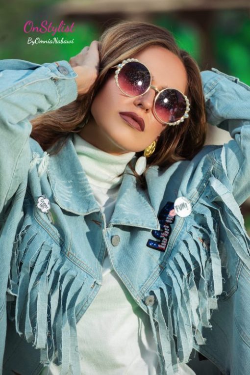 Patches Fringe Denim Jacket - Image 3