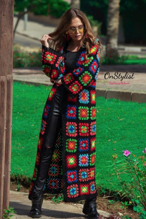 Patch Work Handmade Cardigan