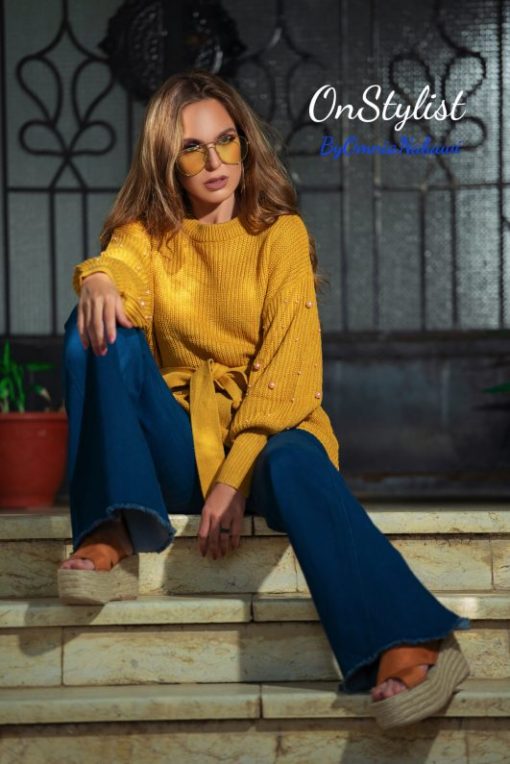Pearl Thick Chunky Sweater Knit - Image 3