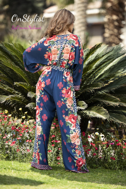 Floral Sleeves Boohoo Jumpsuit - Image 3