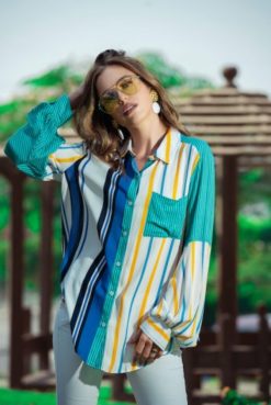 Striped Jade Shirt