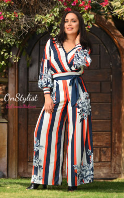 Floral Striped Set