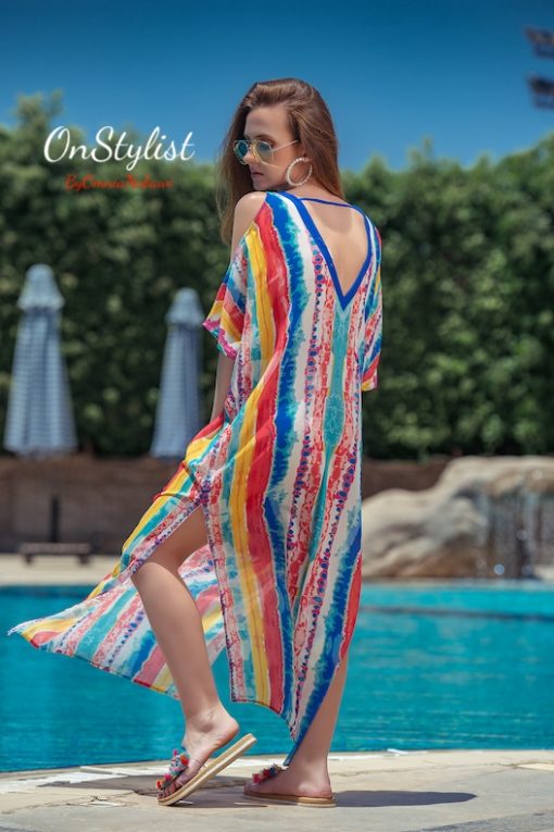 Striped Cover Up - Image 3