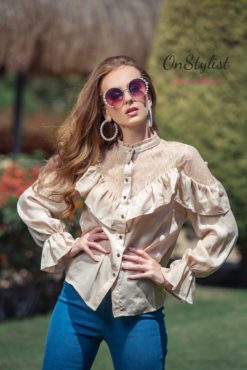 Ruffle Lace Top