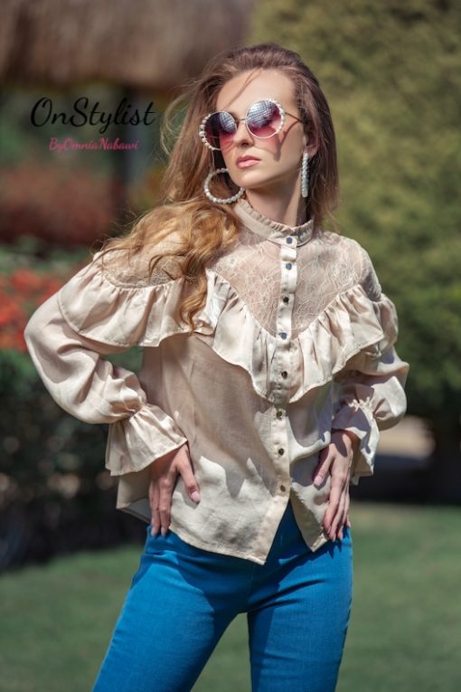 Ruffle Lace Top - Image 2