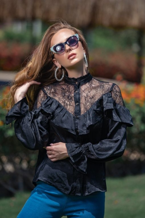 Ruffle Lace Top - Image 4