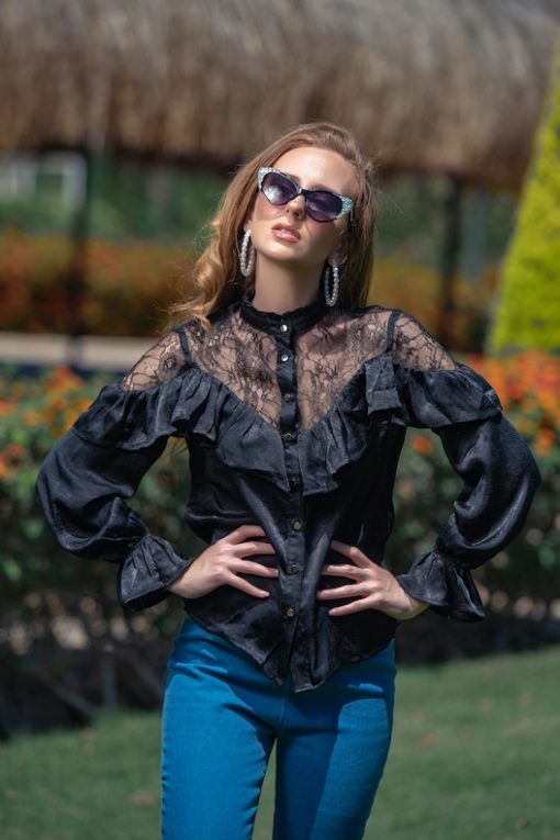 Ruffle Lace Top - Image 5
