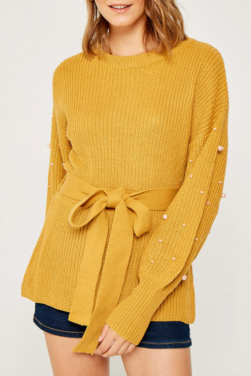 Pearl Thick Chunky Sweater Knit - Image 4