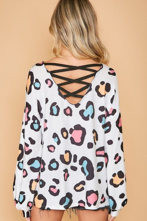 Reversible Animal Printed Long Sleeve Top - Image 6