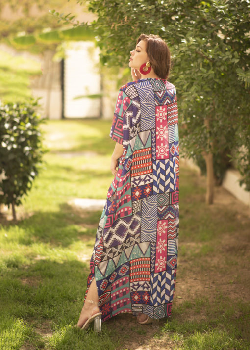 Embellished V Neck Cover Up - Image 3