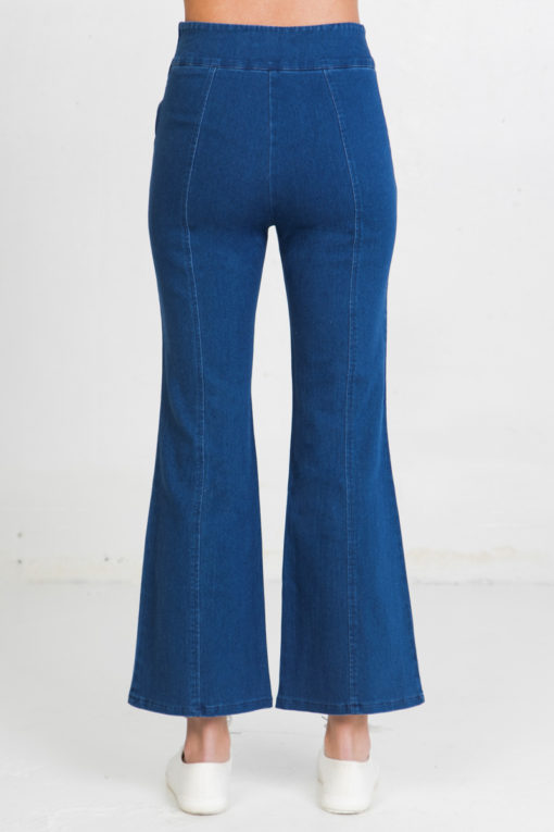 High Waisted Flared Denim - Image 2