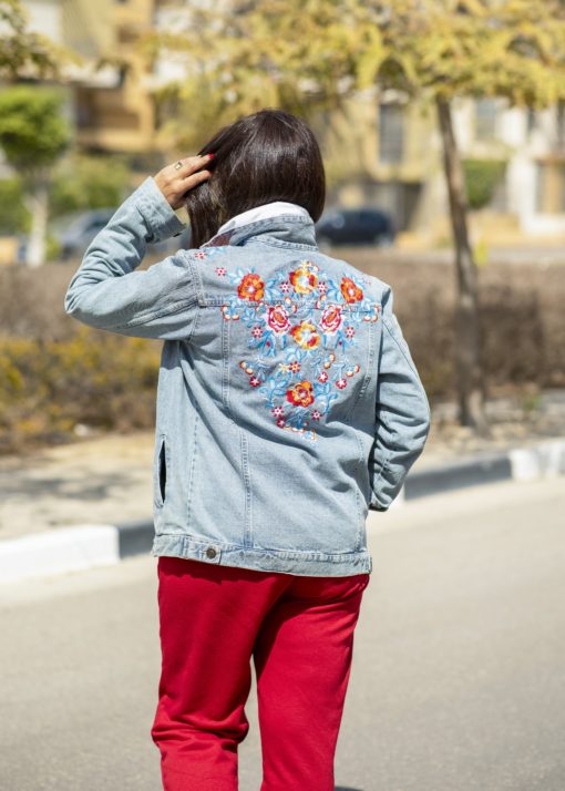 Embroidery Denim Jacket - Image 2