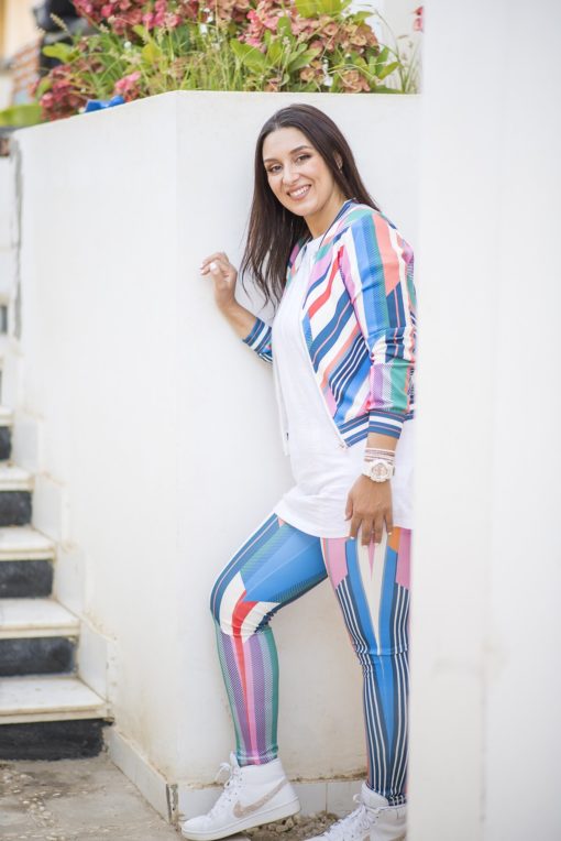 Trendy Stripped Track Suit - Image 2