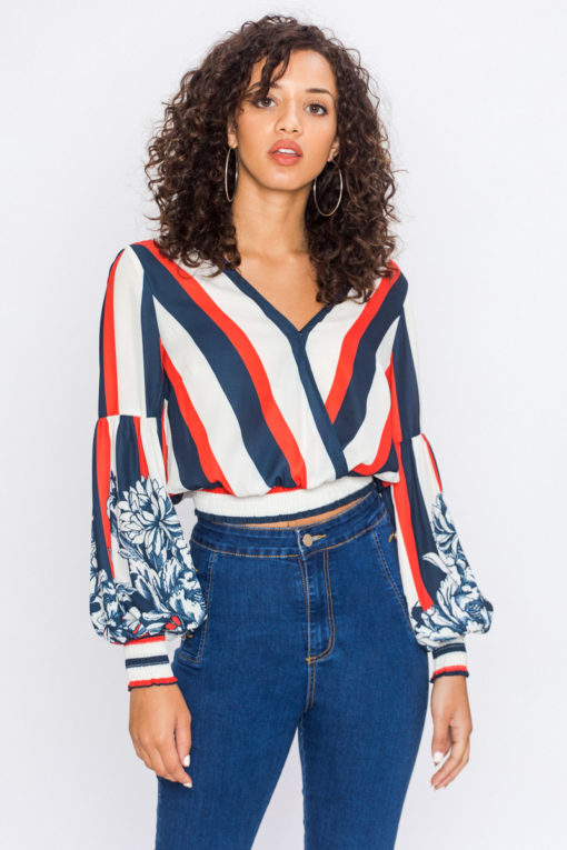 Floral Striped Set - Image 4