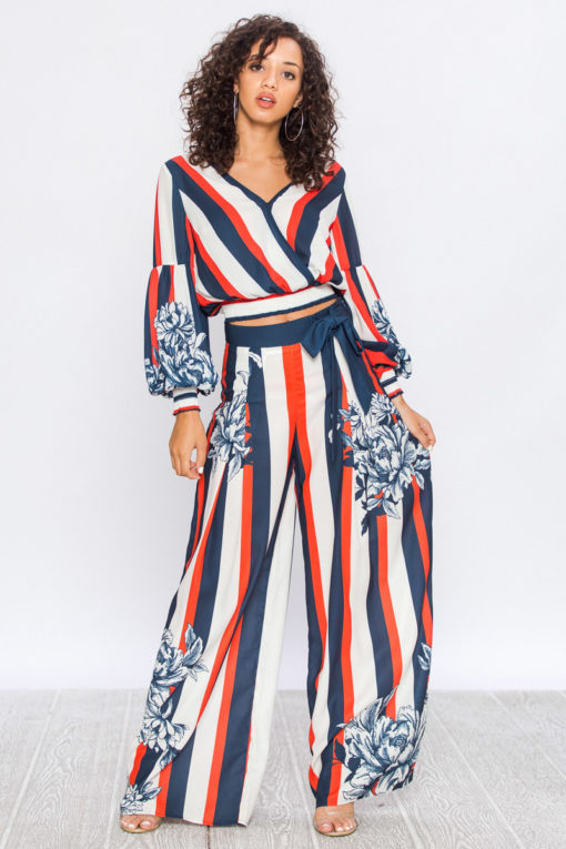 Floral Striped Set - Image 9