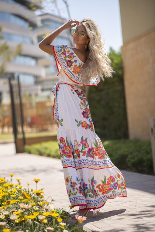 A Fabulous Off Shoulder Maxi Dress - Image 6