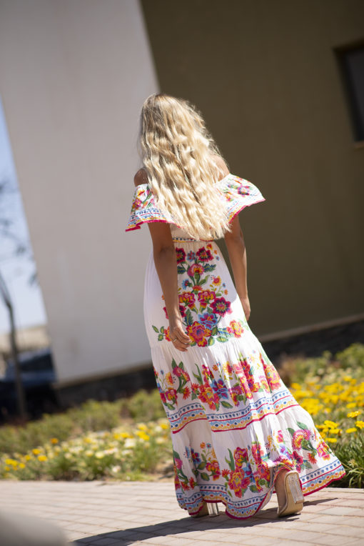 A Fabulous Off Shoulder Maxi Dress - Image 5