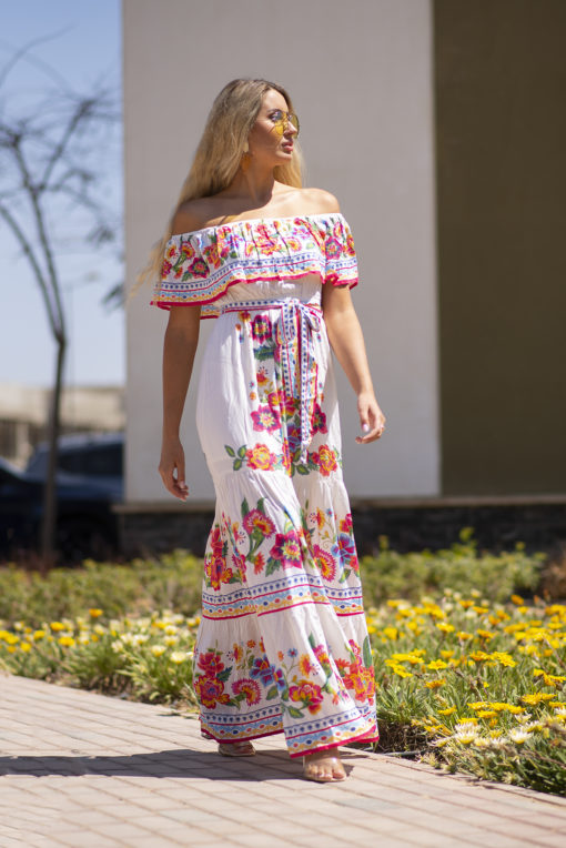 A Fabulous Off Shoulder Maxi Dress - Image 7