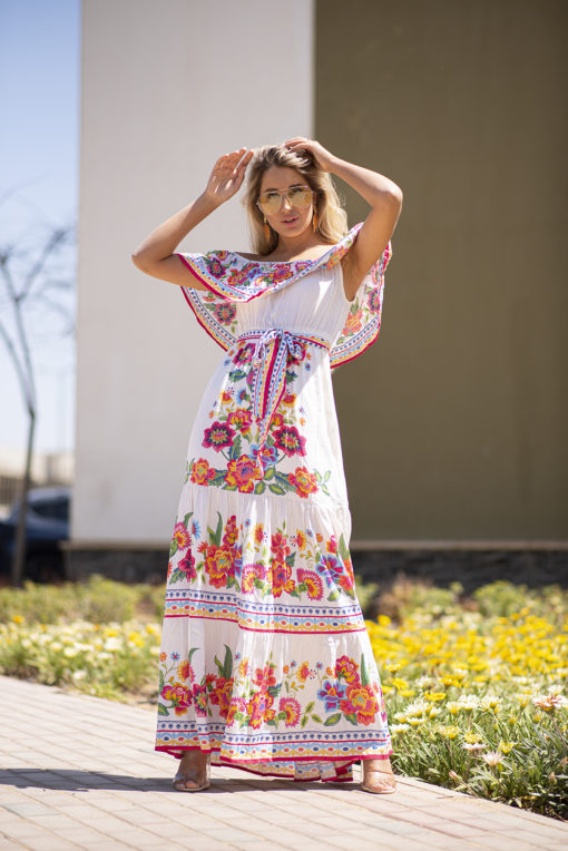 A Fabulous Off Shoulder Maxi Dress - Image 4