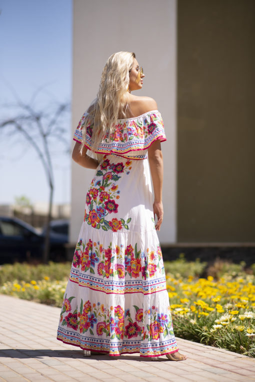 A Fabulous Off Shoulder Maxi Dress - Image 3