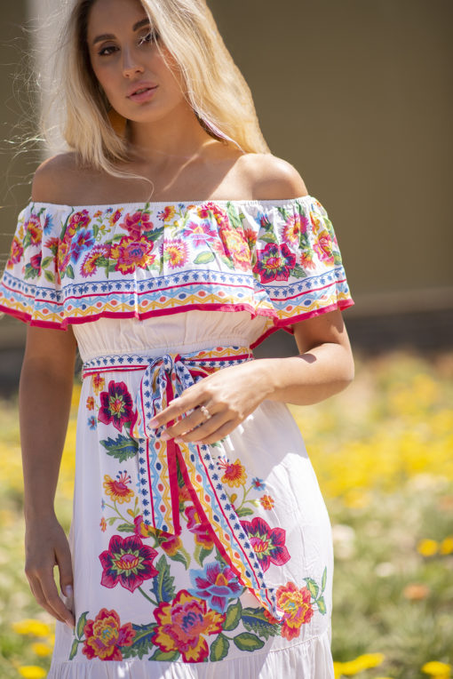 A Fabulous Off Shoulder Maxi Dress - Image 2