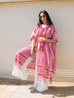 Hooded Cardigan Pashmina