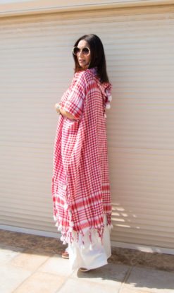 Hooded Cardigan Pashmina