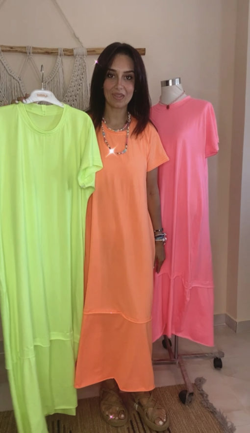 Onstylist Neon Maxi Dress