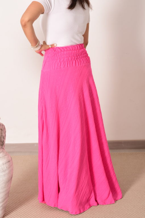 Onstylist Rokama Maxi Skirt (Fuchia) - Image 3