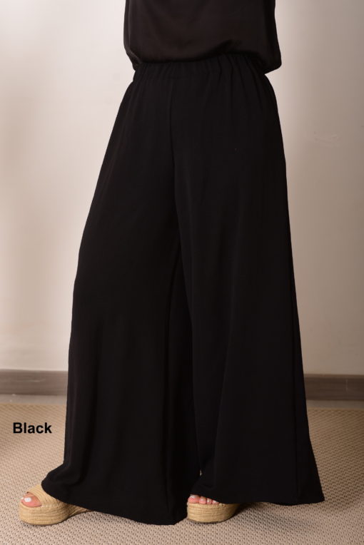 Elastic Wide Leg Pants - Image 4