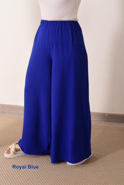 Elastic Wide Leg Pants - Image 16