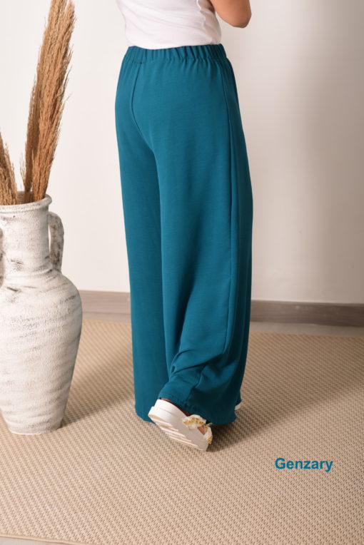 Elastic Wide Leg Pants - Image 14