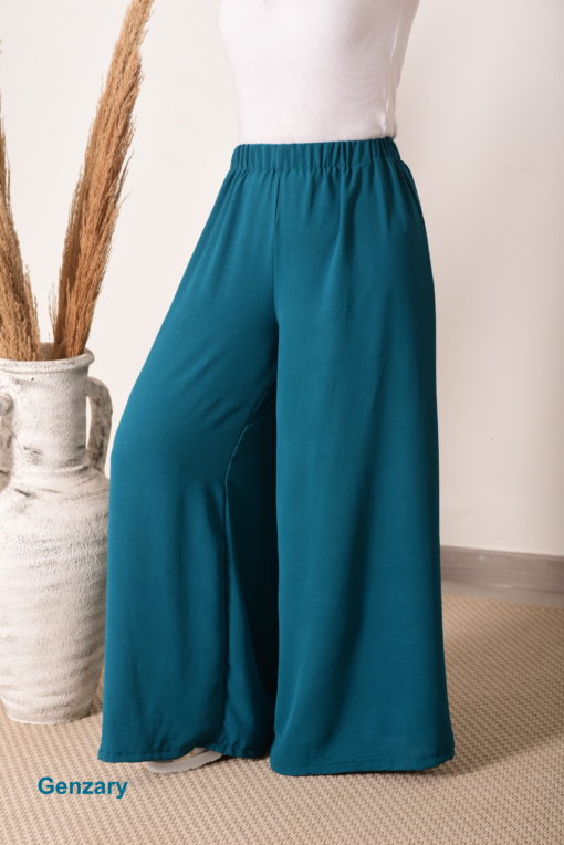Elastic Wide Leg Pants - Image 12