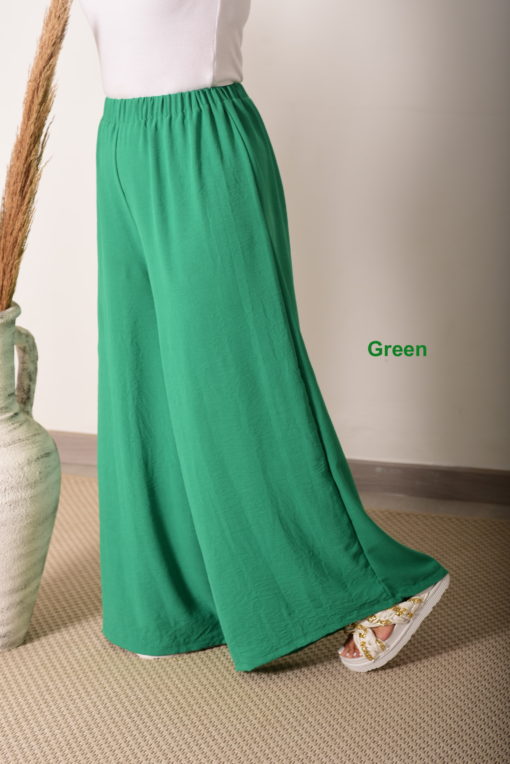Elastic Wide Leg Pants - Image 11