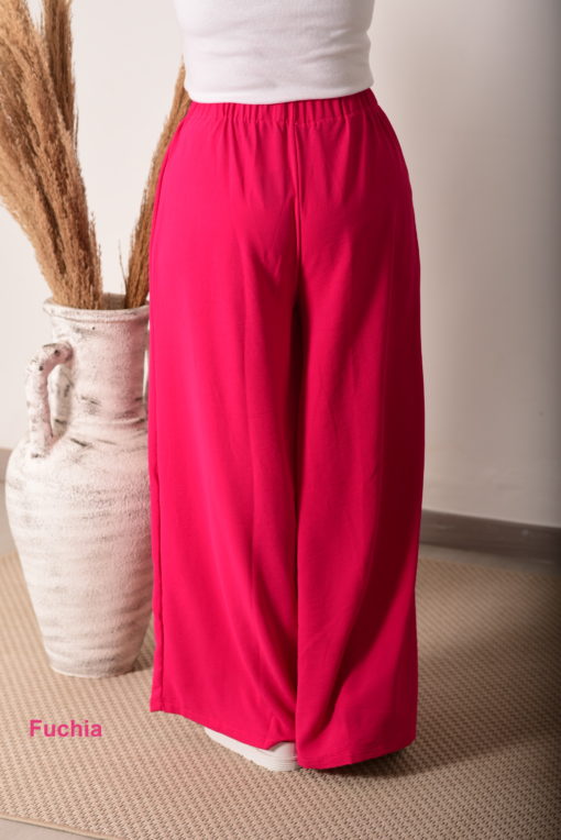 Elastic Wide Leg Pants - Image 18