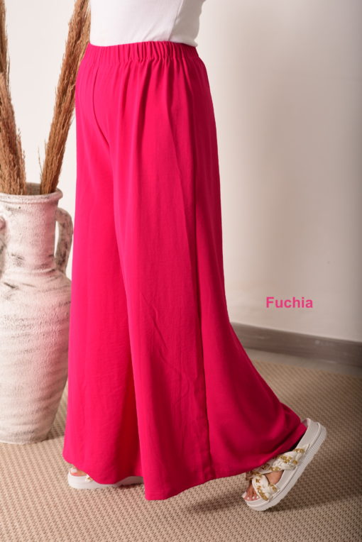 Elastic Wide Leg Pants - Image 19