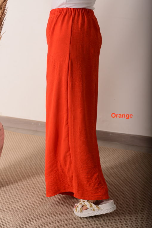 Elastic Wide Leg Pants - Image 21
