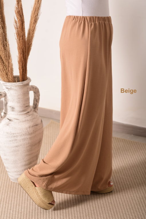 Elastic Wide Leg Pants - Image 9