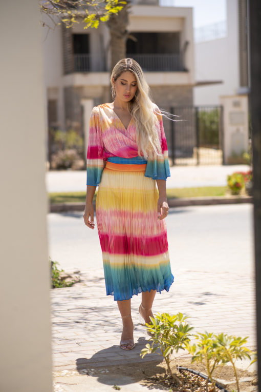 Rainbow Color American Skirt Set - Image 7