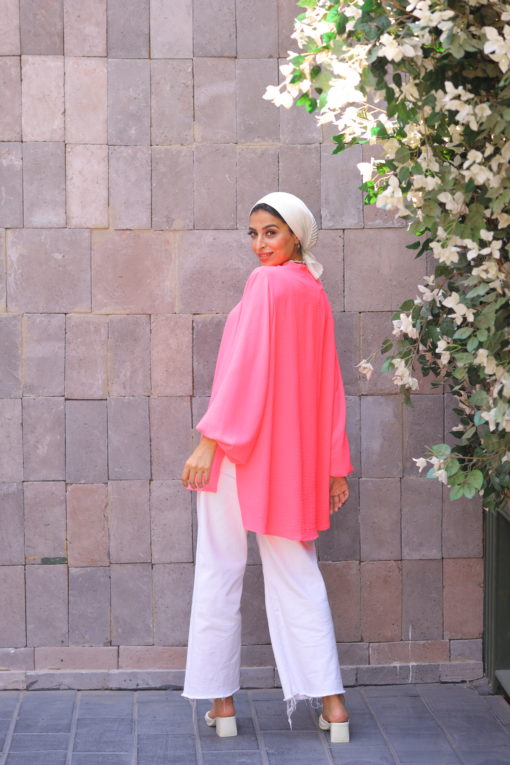 Long Sleeves High-Low Top - Image 4