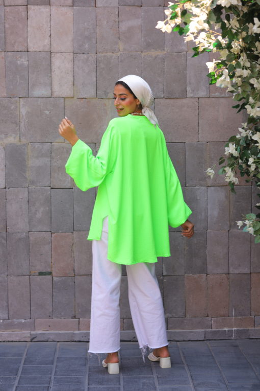 Long Sleeves High-Low Top - Image 9