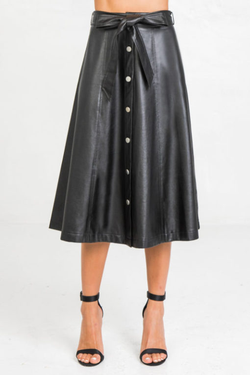 Leather Skirt - Image 3